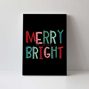 Merry And Bright Christmas Canvas