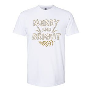 Merry And Bright Christmas Cute Christmas Softstyle CVC T-Shirt