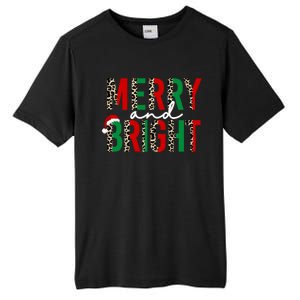 Merry And Bright Christmas Merry And Bright Tall Fusion ChromaSoft Performance T-Shirt