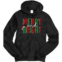 Merry And Bright Christmas Merry And Bright Tie Dye Hoodie