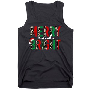 Merry And Bright Christmas Merry And Bright Tank Top