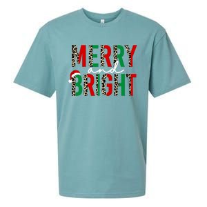 Merry And Bright Christmas Merry And Bright Sueded Cloud Jersey T-Shirt