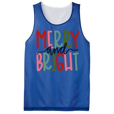 Merry And Bright Christmas Cute Long Sleeve Mesh Reversible Basketball Jersey Tank