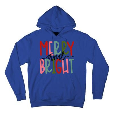 Merry And Bright Christmas Cute Long Sleeve Tall Hoodie