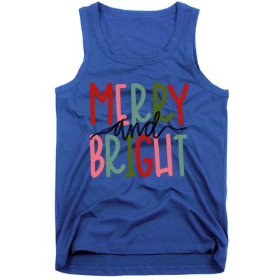 Merry And Bright Christmas Cute Long Sleeve Tank Top