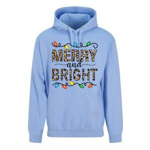 Merry And Bright Christmas Leopard Christmas Lights Tank Top Unisex Surf Hoodie