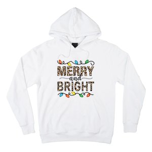 Merry And Bright Christmas Leopard Christmas Lights Tank Top Hoodie