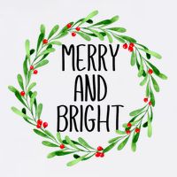 Merry And Bright Christmas Wreath With Holly Berries Adult Drive Performance Visor