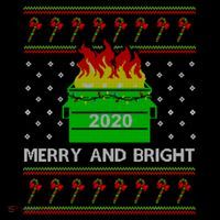 Merry And Bright Dumpster Fire 2020 Christmas Impact Tech Backpack