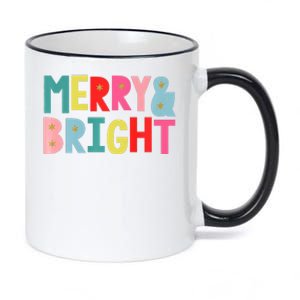 Merry And Bright Fun Colors Premium 11oz Black Color Changing Mug