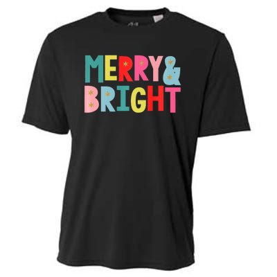 Merry And Bright Fun Colors Premium Cooling Performance Crew T-Shirt