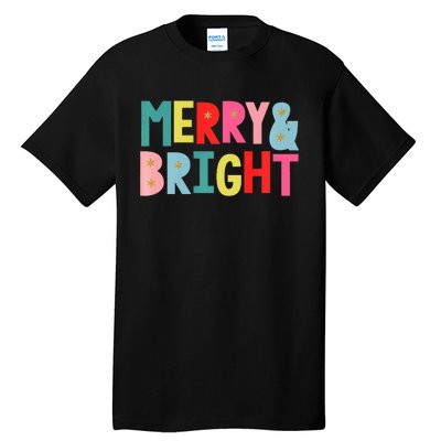 Merry And Bright Fun Colors Premium Tall T-Shirt