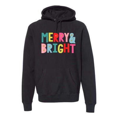 Merry And Bright Fun Colors Premium Premium Hoodie