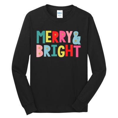 Merry And Bright Fun Colors Premium Tall Long Sleeve T-Shirt