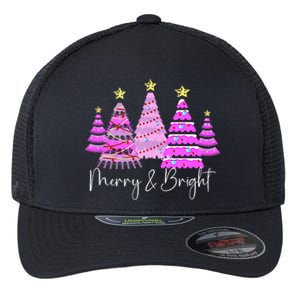 Merry And Bright Funny Christmas Tree Christmas Costume Cute Tank Top Flexfit Unipanel Trucker Cap