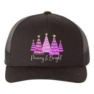 Merry And Bright Funny Christmas Tree Christmas Costume Cute Tank Top Yupoong Adult 5-Panel Trucker Hat