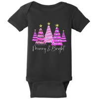 Merry And Bright Funny Christmas Tree Christmas Costume Cute Tank Top Baby Bodysuit