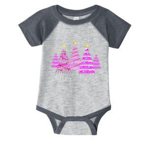 Merry And Bright Funny Christmas Tree Christmas Costume Cute Tank Top Infant Baby Jersey Bodysuit