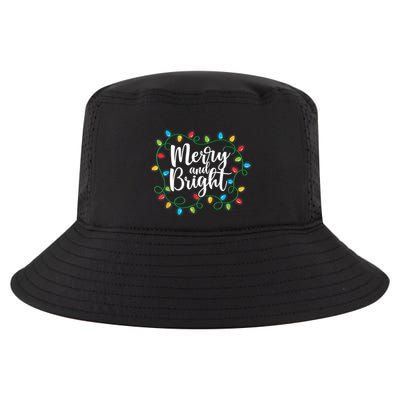 Merry And Bright Funny Family Matching Christmas Outfit Cool Comfort Performance Bucket Hat