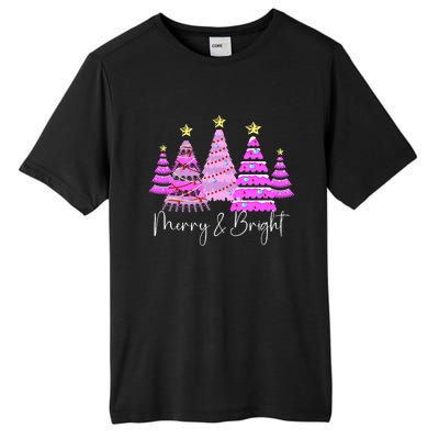 Merry And Bright Leopard Christmas Tree Christmas Costume Long Sleeve Tall Fusion ChromaSoft Performance T-Shirt