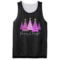 Merry And Bright Leopard Christmas Tree Christmas Costume Long Sleeve Mesh Reversible Basketball Jersey Tank