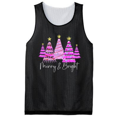 Merry And Bright Leopard Christmas Tree Christmas Costume Long Sleeve Mesh Reversible Basketball Jersey Tank