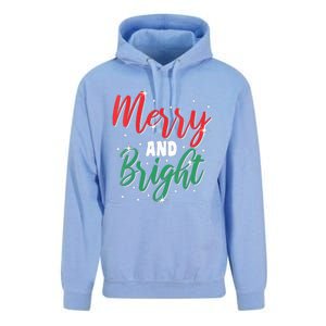 Merry And Bright Amazing Xmas Funny Family Christmas Holiday Vneck Unisex Surf Hoodie