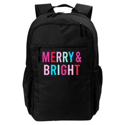 Merry And Bright Matching Mother Daughter Christmas Outfits Daily Commute Backpack