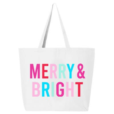 Merry And Bright Matching Mother Daughter Christmas Outfits 25L Jumbo Tote