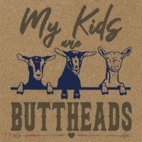 My Are Buttheads Funny Cotton Canvas Backpack