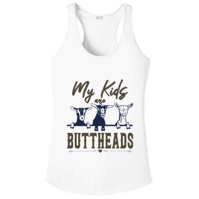 My Are Buttheads Funny Ladies PosiCharge Competitor Racerback Tank