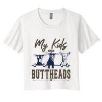 My Are Buttheads Funny Crop Top