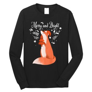 Merry And Bright Merry Christmas Santa Gnomes Squad Graphic Premium Long Sleeve Shirt