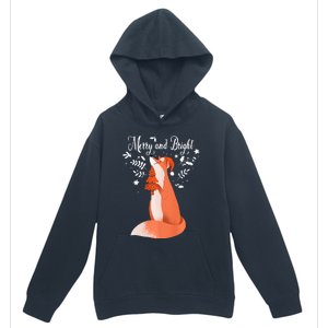 Merry And Bright Merry Christmas Santa Gnomes Squad Graphic Premium Urban Pullover Hoodie