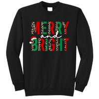 Merry And Bright Christmas Merry And Bright Vneck Sweatshirt