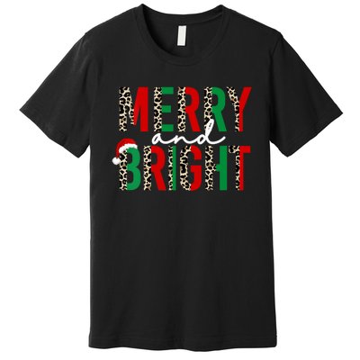 Merry And Bright Christmas Merry And Bright Vneck Premium T-Shirt