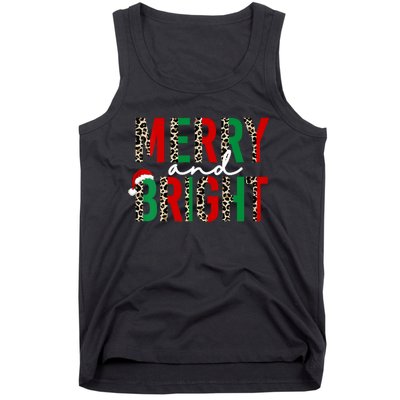 Merry And Bright Christmas Merry And Bright Vneck Tank Top