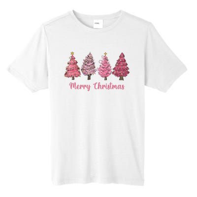 Merry And Bright Christmas Tree Christmas Tree Long Sleeve Tall Fusion ChromaSoft Performance T-Shirt