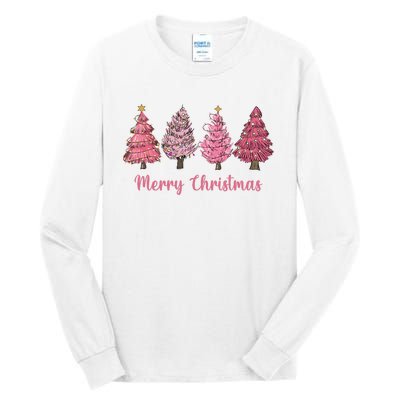 Merry And Bright Christmas Tree Christmas Tree Long Sleeve Tall Long Sleeve T-Shirt