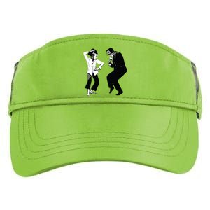 Monster And Bride Dancing Halloween Adult Drive Performance Visor