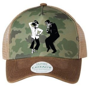 Monster And Bride Dancing Halloween Legacy Tie Dye Trucker Hat