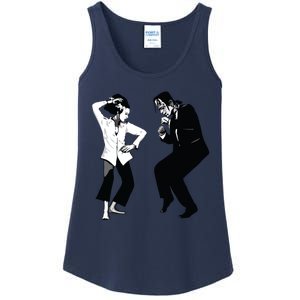 Monster And Bride Dancing Halloween Ladies Essential Tank