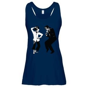 Monster And Bride Dancing Halloween Ladies Essential Flowy Tank