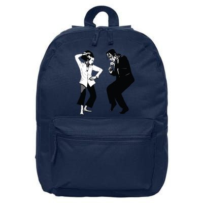 Monster And Bride Dancing Halloween 16 in Basic Backpack