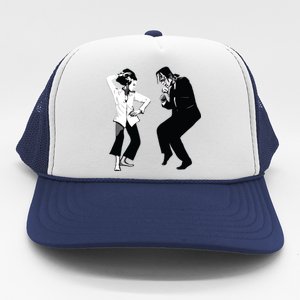 Monster And Bride Dancing Halloween Trucker Hat