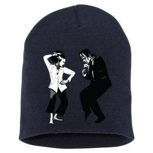 Monster And Bride Dancing Halloween Short Acrylic Beanie