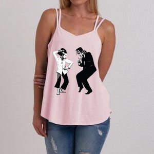 Monster And Bride Dancing Halloween Women's Strappy Tank