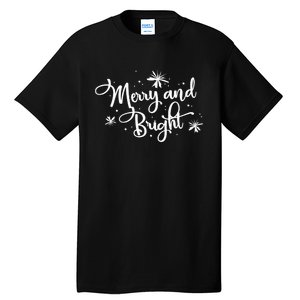 Merry And Bright Vneck Tall T-Shirt