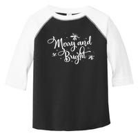 Merry And Bright Vneck Toddler Fine Jersey T-Shirt