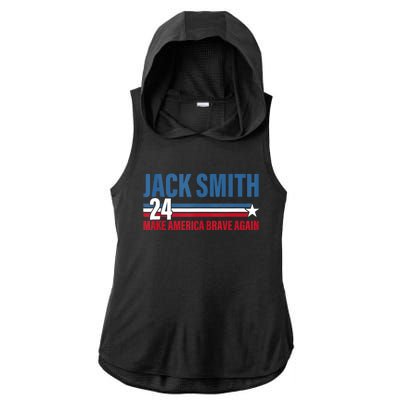 Make America Brave Again Jack Smith Fan Club 2024 Ladies PosiCharge Tri-Blend Wicking Draft Hoodie Tank